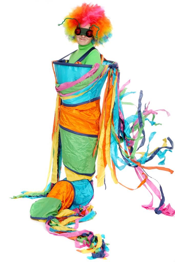 bunter Schlauch mit Reifen