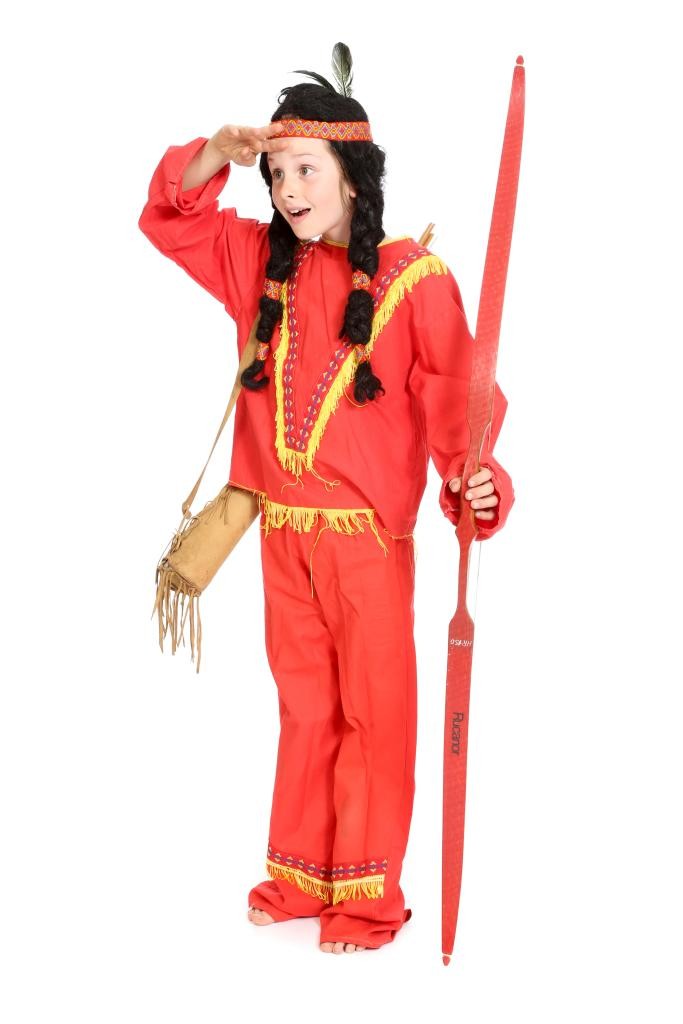 roter Indianeranzug Gr. 156