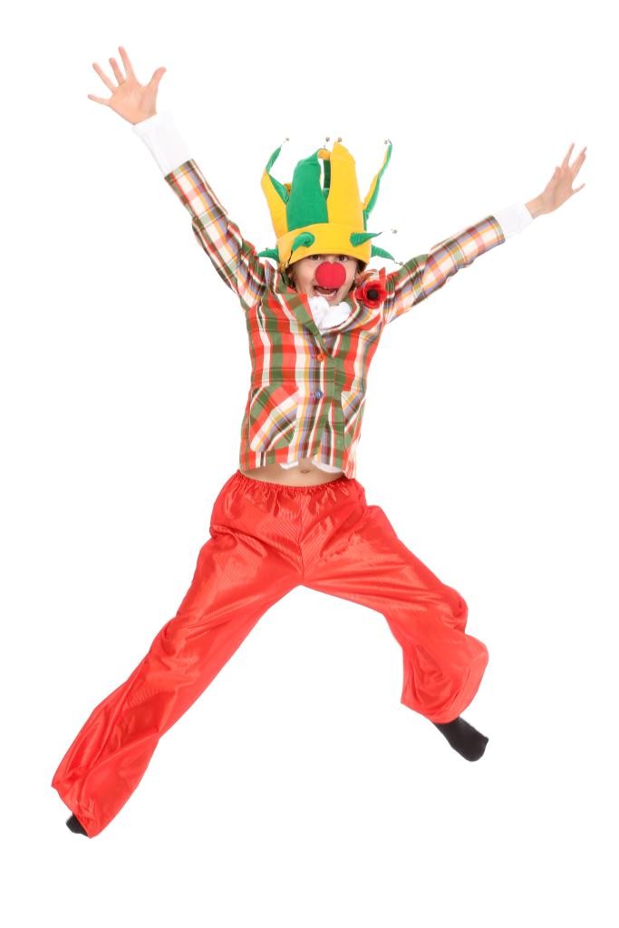 kariertes Clownsjackett