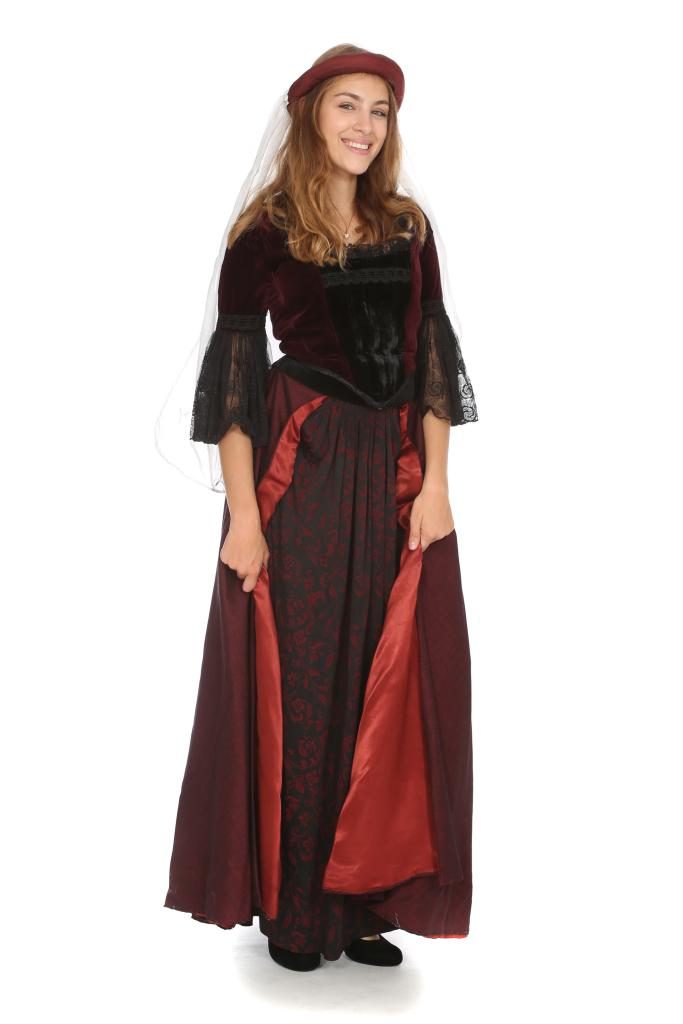 mittelalterlich anmutendes Kleid, 2 teilig Gr. 36